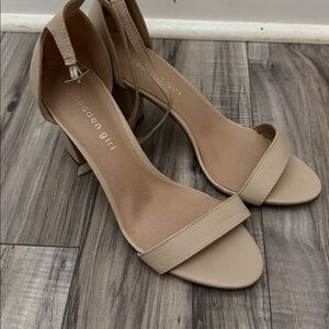 Madden Girl Tan Heels